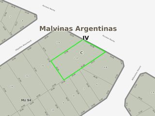 Terreno en venta - 676mts2 - Malvinas Argentinas