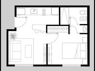 Departamento  de 3 ambientes con balcón y  2 cocheras en Villa Urquiza