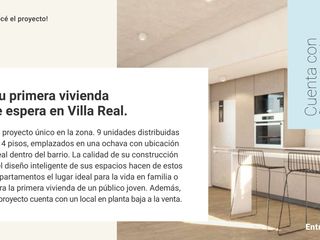 VENTA 3 AMB - 2 BAÑOS - BALCON - VILLA REAL