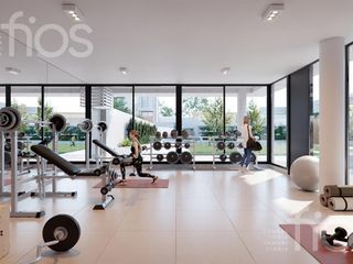 Venta departamento  de dos dormitorios con balcón en Parque España