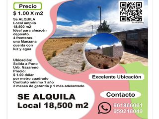 Foto 8 de Se alquila 18,500 M2 - amplio local para deposito y almacenes - Caracoto