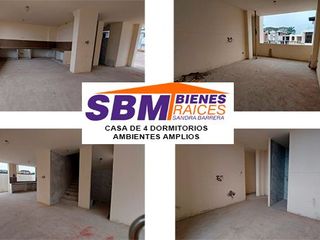Foto 3 de EN MACHALA PENSANDO EN FAMILIAS GRANDES CASAS EN URB. PRIVADA DE 4 DORMITORIOS C/U CON BAÑO