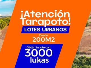 VENTA DE LOTES DE TERRENO EN TARAPOTO - CUÑUMBUQUI- LAMAS-SAN MARTIN