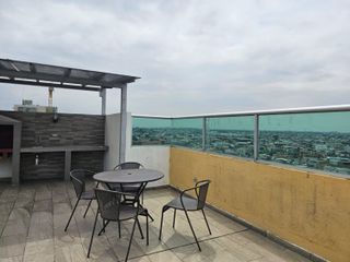 Venta de departamento con Vista Panorámica desde un cerro de 80 metros junto al Colegio San José frente a la urbanización Álamos Norte en Guayaquilegio San José La Salle, frente a la urbanización Los álamos Norte