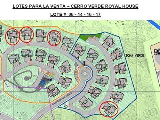 Foto 8 de LOTE No. 16 – CERRO VERDE ROYAL HOUSE