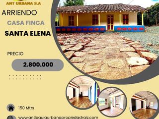Arriendo casa en Santa Elena Medellin