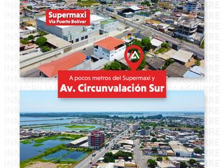 En venta: terreno de 467 m2 detrás del nuevo SUPERMAXI, Machala