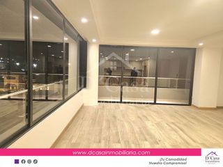 Ordóñez Lasso – Departamento de Arriendo 3 dormitorios por estrenar, 2 garajes y balcón.