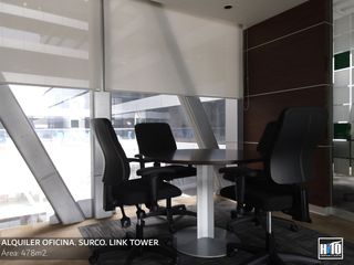 Foto 2 de Oficina Implementada con Vista Al Jockey Club - Edificio Link Tower!