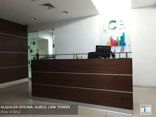 Foto 5 de Oficina Implementada con Vista Al Jockey Club - Edificio Link Tower!