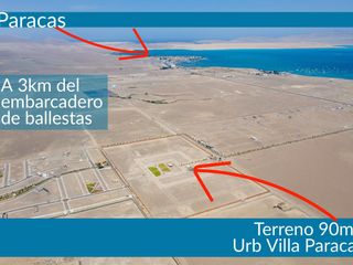 Se Vende Terreno De Playa En Urb Villa Paracas