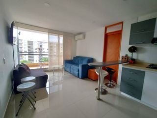 Apartamento amoblado en arriendo permanente en conjunto en Ricaurte- Cundinamarca