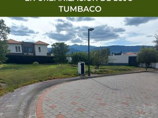 Terreno en venta en urbanización sector Ruta Viva Tumbaco Ecuador