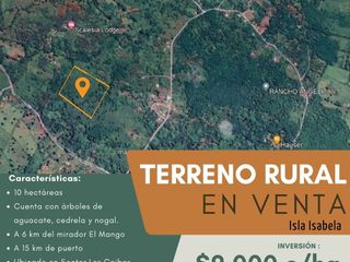 Foto 1 de Lote Rural en sector Los Ceibos - Isla Isabela