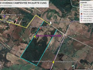 LOTES DESDE 10.000 m2 USO VIVIENDA CAMPESTRE