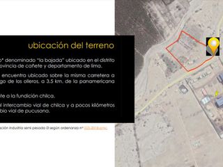Terreno Industrial en Chilca, I3, 22,317 m2 o partes