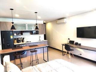 Apartamento-Estudio amoblado con servicios públicos y administración incluidos en El Poblado, Medellín, Colombia