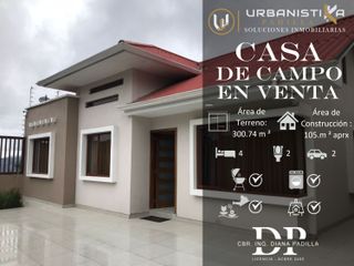 Oportunidad: Se Vende Acogedora Casa de Campo. Sector Llacao