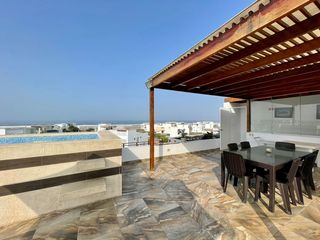 Foto 13 de Exclusivo Departamento Dúplex en Condominio con Vista Al Mar y Piscina Privada