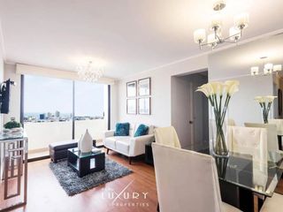 MIRAFLORES PISO 19 BALCON IMPECABLE