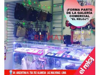 Venta De Local Comercial (Deposito) En La Galeria Ferial El Reloj Malvinas
