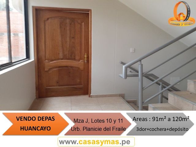 VENDO DEPARTAMENTOS EN LA URB. CORONA DEL FRAILE - HUANCAYO