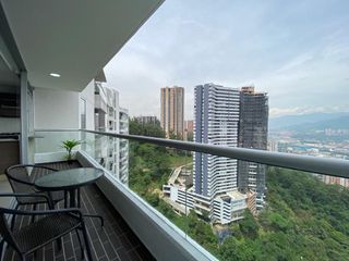 Rento Amoblado con espectacular vista a Medellín