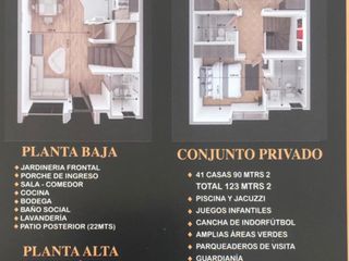 Ventas de casas de 90 m2 en Calderón con 2 parqueaderos