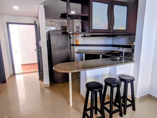 Aparrtamento de una habitacion con vista al mar en Rodadero Sur. 60 M2
