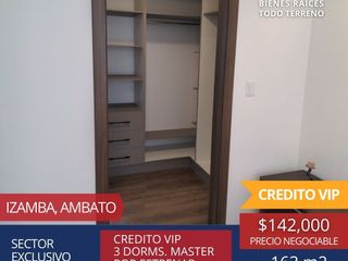 CASAS DE VENTA IZAMBA - AMBATO - TUNGURAHUA