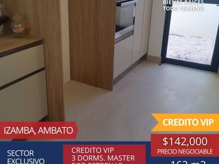 CASAS DE VENTA IZAMBA - AMBATO - TUNGURAHUA