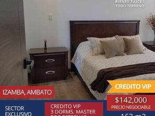 CASAS DE VENTA IZAMBA - AMBATO - TUNGURAHUA