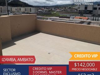 CASAS DE VENTA IZAMBA - AMBATO - TUNGURAHUA