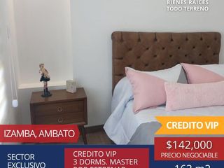 CASAS DE VENTA IZAMBA - AMBATO - TUNGURAHUA