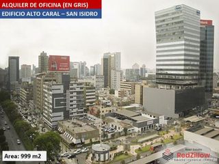 Alquiler de Oficina Gris (999 M²) - San Isidro