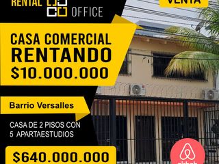 OPORTUNIDAD VENTA CASA CON 5 APARTAESTUDIOS PARA INVERSIONISTA - VERSALLES NORTE DE CALI
