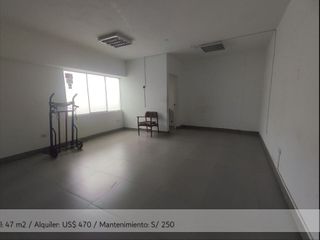 Foto 9 de Desde 47 m² / Us$470 Hasta 202 m² Oficinas Implementadas en Jirón de La Unión
