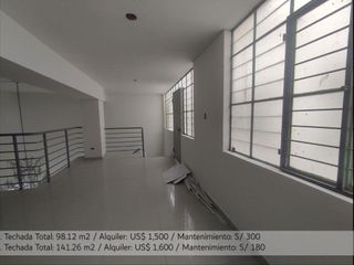 Foto 34 de Desde 47 m² / Us$470 Hasta 202 m² Oficinas Implementadas en Jirón de La Unión