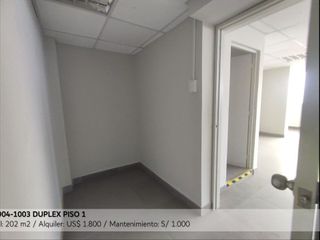 Foto 3 de Desde 47 m² / Us$470 Hasta 202 m² Oficinas Implementadas en Jirón de La Unión
