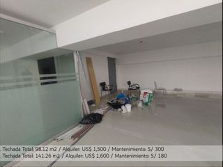 Foto 36 de Desde 47 m² / Us$470 Hasta 202 m² Oficinas Implementadas en Jirón de La Unión