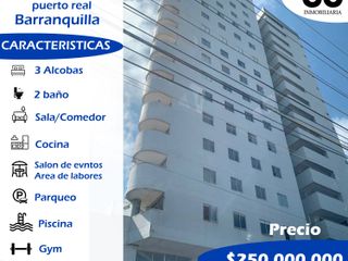 Se vende Apartamento / conjunto residencial puerto real/ Barranquilla