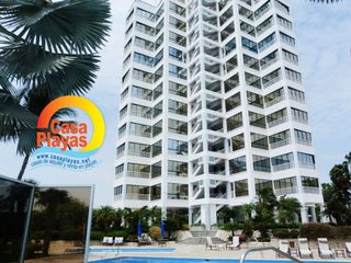 Foto 1 de Departamento de Lujo Frente Al Mar de Venta en Playas Villamil, Edificio La Balsilla