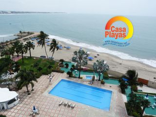 Foto 3 de Departamento de Lujo Frente Al Mar de Venta en Playas Villamil, Edificio La Balsilla
