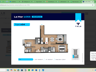 Foto 10 de Venta departamento 3 dormitorios miraflores
