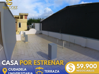 Foto 5 de CASA POR ESTRENAR EN CIUDADELA UNIVERSITARIA