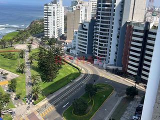 ¡Se Alquila Departamento Amoblado En Miraflores Con Espectacular Vista Al Mar Y Al Malecón!