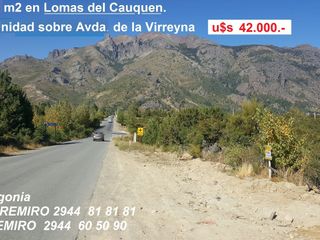 Lote en Lomas del Cauquen 625 m2  u$s 42.000.-