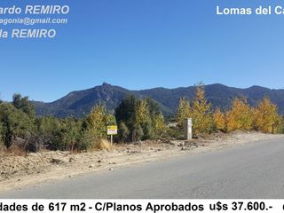 Lote en Lomas del Cauquen 617 m2  u$s 37.600.-