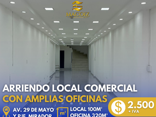 Foto 2 de ARRIENDO LOCAL COMERCIAL CON AMPLIAS OFICINAS