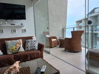 Foto 10 de Alquilo S/4,500 Semana Santa Bello Dpto. con Piscina, Terraza y  Vista al Mar en Ocean Reef, San Bartolo!